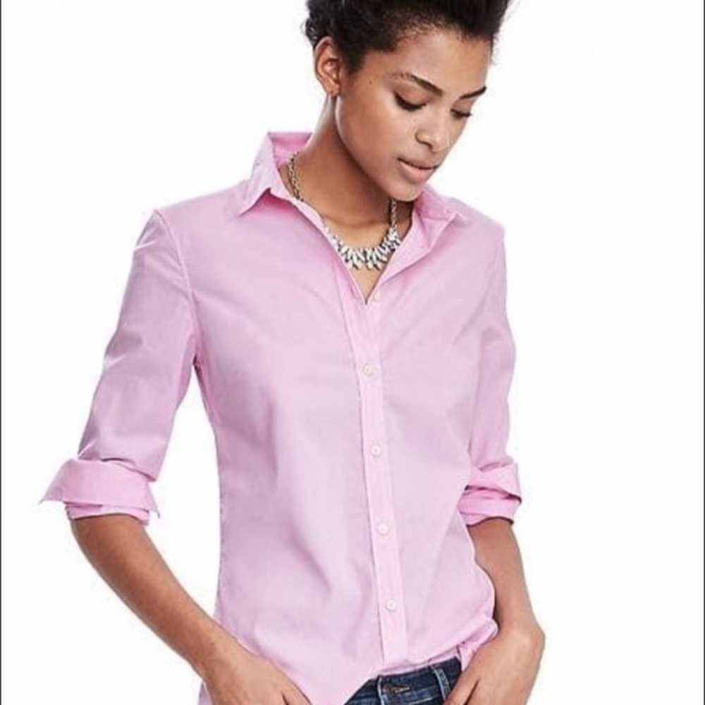 Banana republic non iron fitted shirt